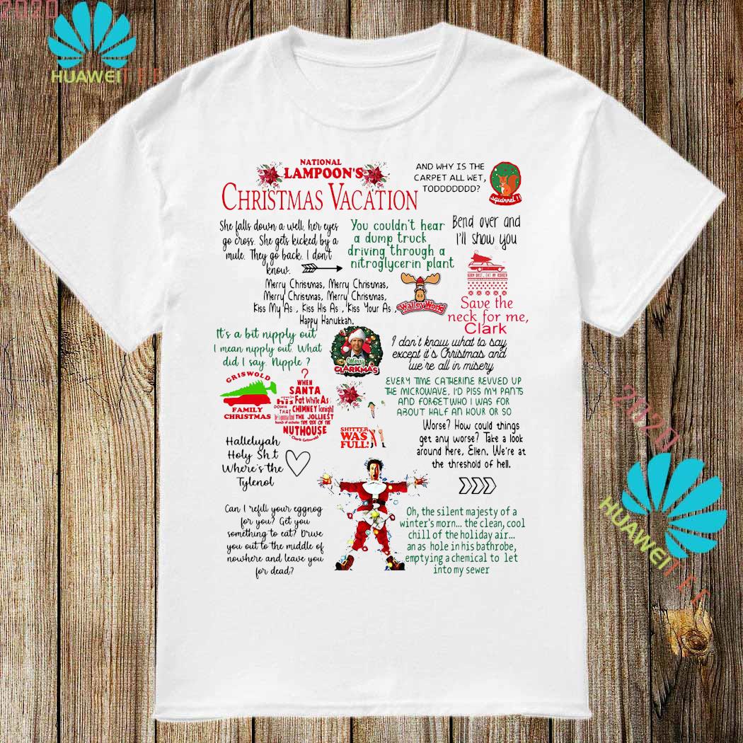 national lampoon's christmas tee shirts