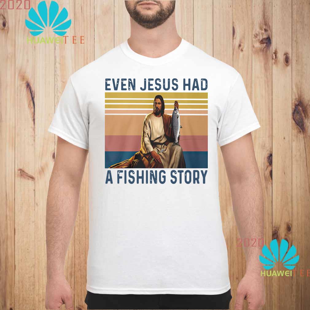 jesus fishing shirt