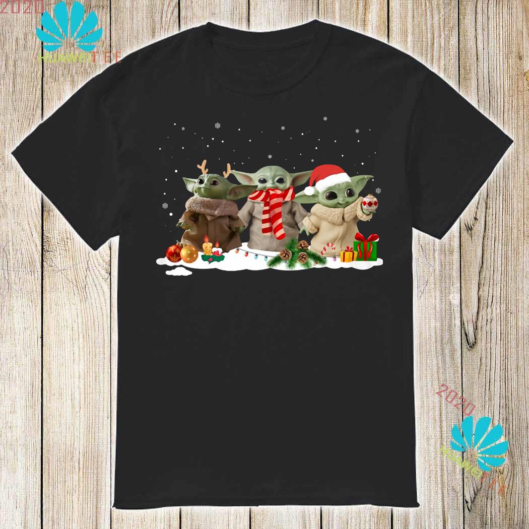 baby yoda christmas shirt