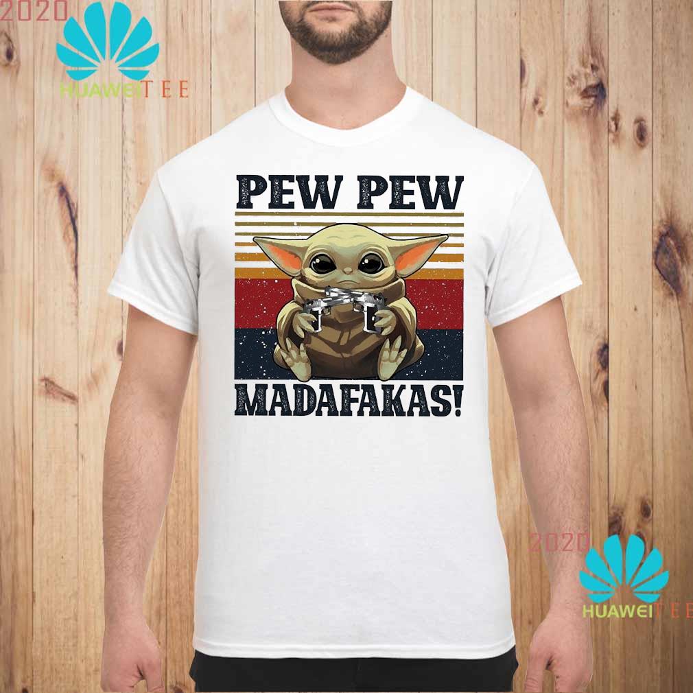 baby yoda pew pew shirt